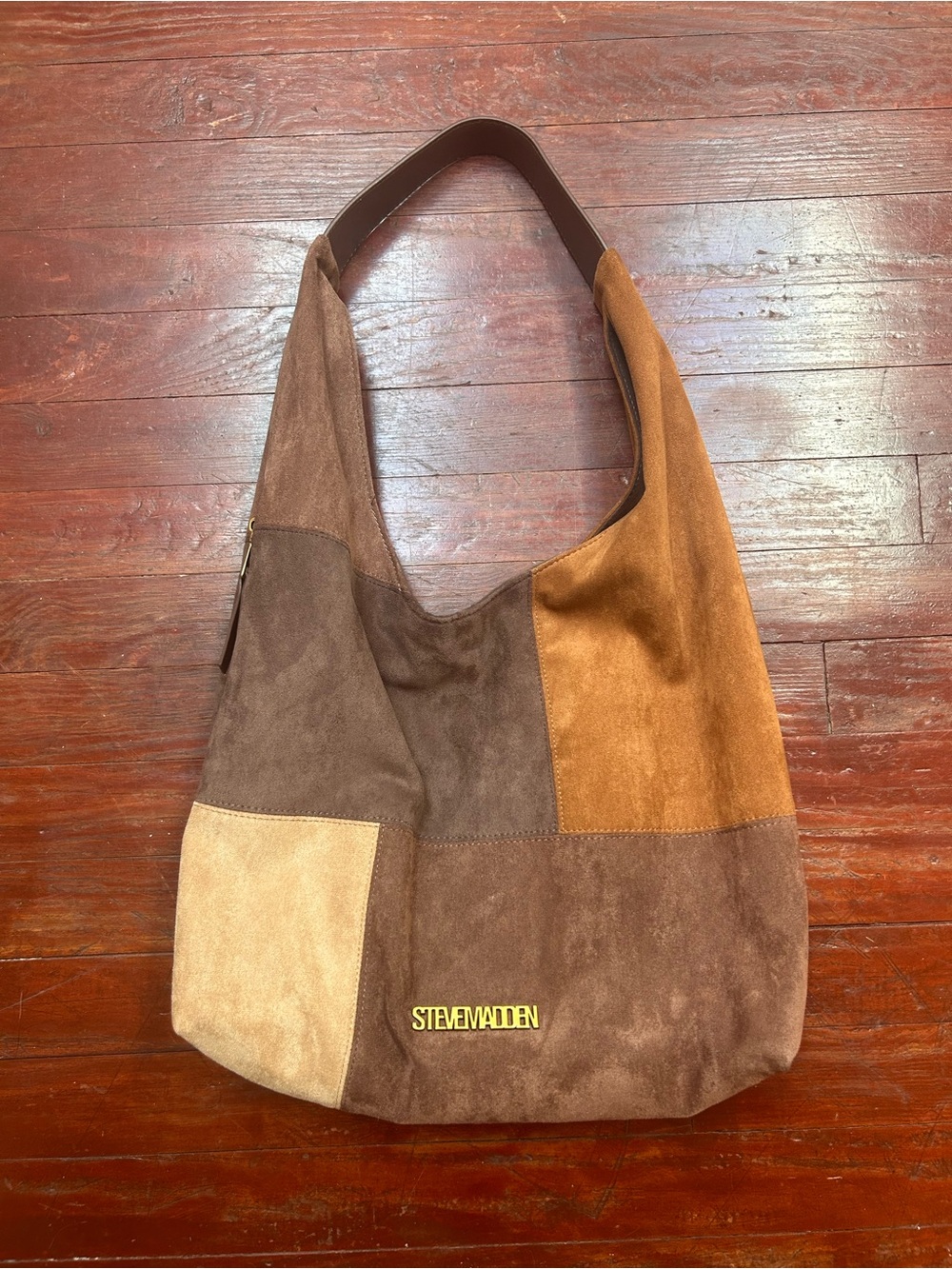 Steve Madden Patchwork Suede Purse
